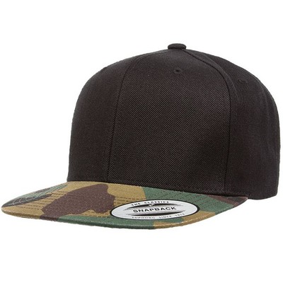 YP Classics® Premium Snapback Two-Tone Camo Cap