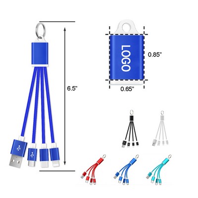 Multi Cables - Square Keychains