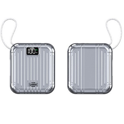 Power Bank with Built-in Cables