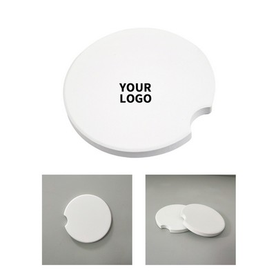 Absorbent Ceramic Stone Round Car Cup Holder Coaster