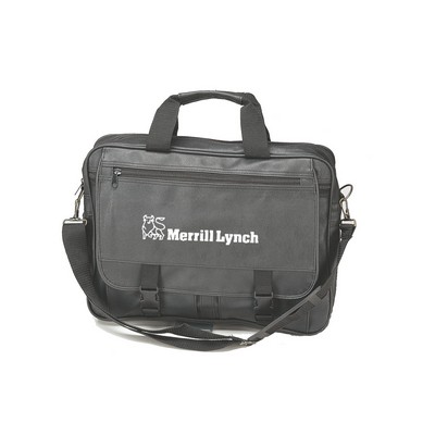 Mannitok Leatherette Expandable Briefcase