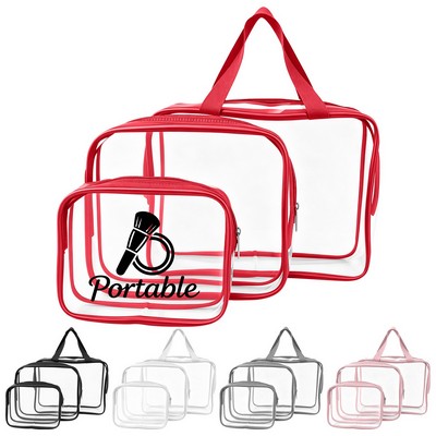3pcs/Set Travel Toiletry Bag