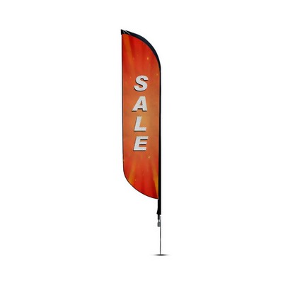 Feather Flag - Mesh Package with Spike Base