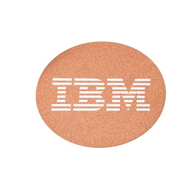 Eco Round Cork Mouse Pad – Screen Printed