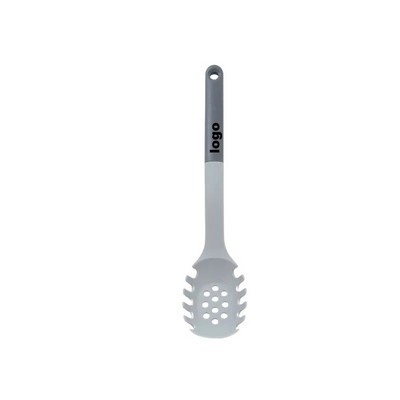 9-Piece Heat Resistant Silicone Kitchen Utensil Set with Pasta Strainer