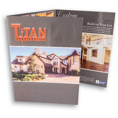 Tri-Panel 3 Pocket Folder (9" x 12")