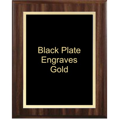 Cherry Plaque 8" x 10" - Black/Gold 6" x 8" Simplicity Plate