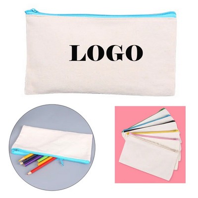 Zippered Canvas Pouch
