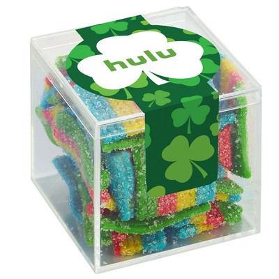 St. Patrick's Day Four Leaf Clover Box w/ Sour Rainbow Bites