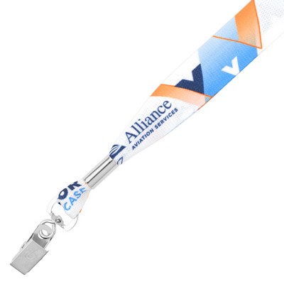 3/4" Pricebuster USA Made Dye Sublimated Lanyard