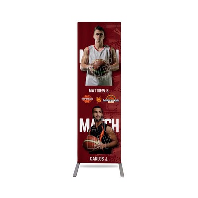 Economy EZ Extend Fabric Display Stand, Single Sided Package (2.5' x 6.5ft)
