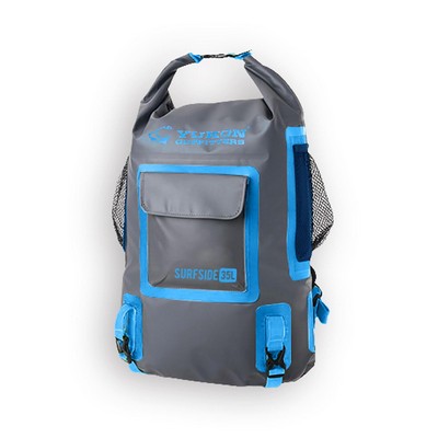 Yukon Outfitters Surfside Dry Bag Slate Gray/Electric Blue