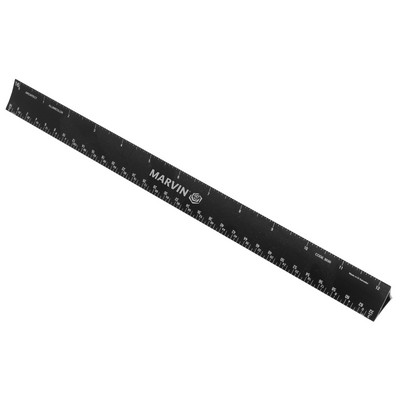 12" Combination Hollow Triangular Drafting Scale Ruler