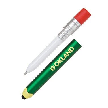 2-in-1 Pen & Stylus in Pencil Design