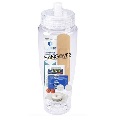 Hangover Kit w/Water Bottle