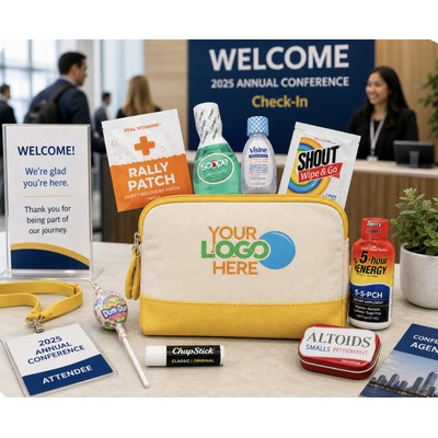 Corporate Hangover Recovery Kit with Custom Logo Pouch