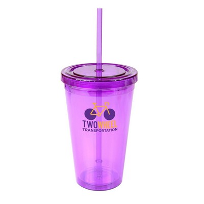 16 oz Double Wall Cool Acrylic Tumbler
