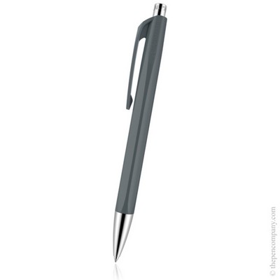 Spectrum Line Caran d'Ache Swiss Made Infinite 888 Ball Point Pen Charcoal Grey Blue ink