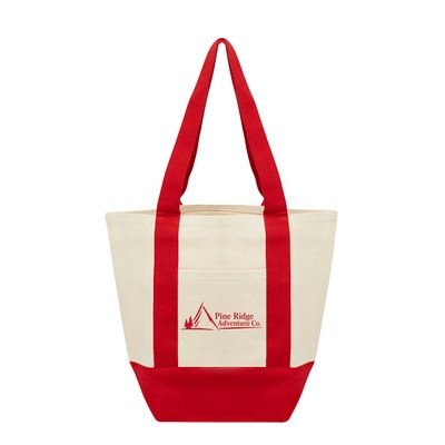 10 oz. Mini TJ Canvas Tote Bag- 13" x 11"x 6"