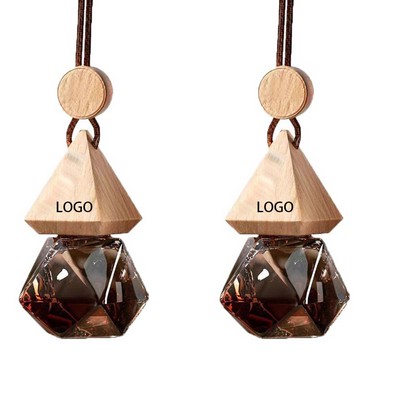 Wooden Car Air Freshener Hanging Diffuser