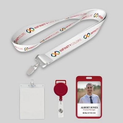 Dye sublimated Custom Full Color Lanyards 3/4"