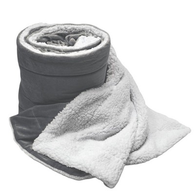Oversized Micro Mink Sherpa Blanket