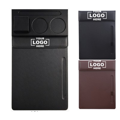 PU Leather Multifunctional Office Folder