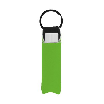 Neoprene Lip Balm Sleeve Pocket with SPF 15 Lip Balm