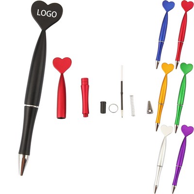 Heart Shaped Twist Ball Pen