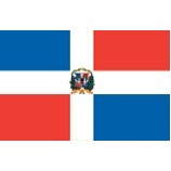 5'x8' Dominican Republic U.N. Nylon Outdoor Flag - Style C