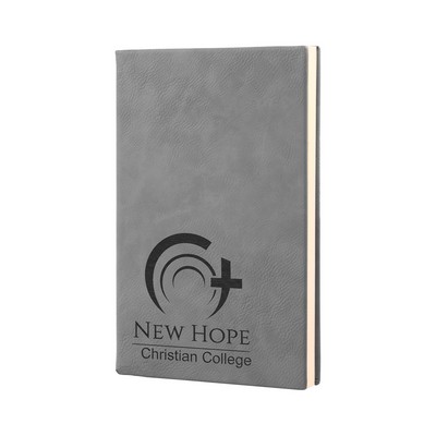 Leatherette Journal (Gray)