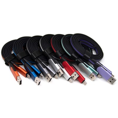 6" 1 Aluminum Alloy 3a Fast Charge Cable