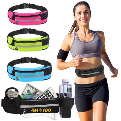 Adjustable Water Resistant Running Waist Belt