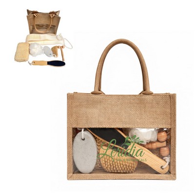 SPA Kits - 8 Pieces Set with Jute Tote Bag